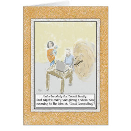 Fart Cartoon Birthday Card For Men