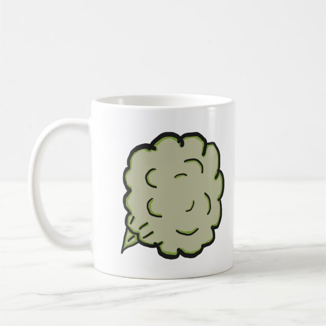 Fart Cloud Coffee Mug (Left)