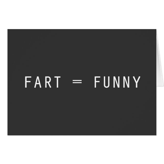 Fart = Funny (Front Horizontal)