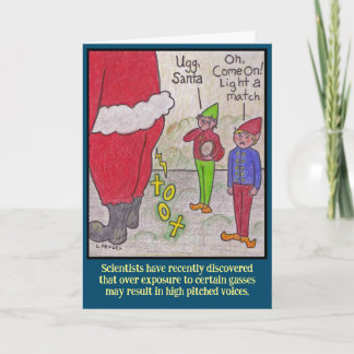 Fart Humour Christmas Card