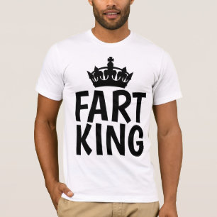FART KING, Funny Men's T-shirts