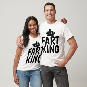 FART KING Funny Men's T-shirts