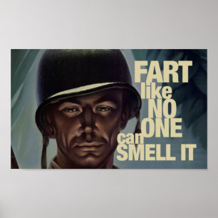 Fart like no one can smell it poster
