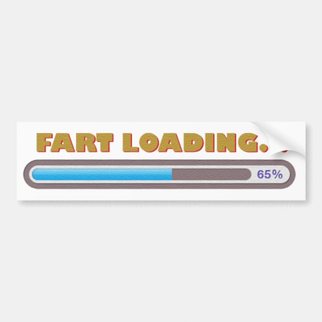 FART LOADING BUMPER STICKER (Front)