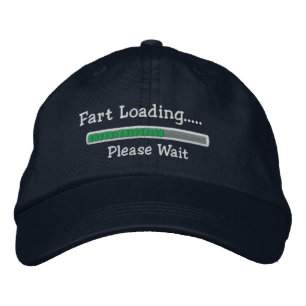 Fart Loading Please Wait Embroidered Hat