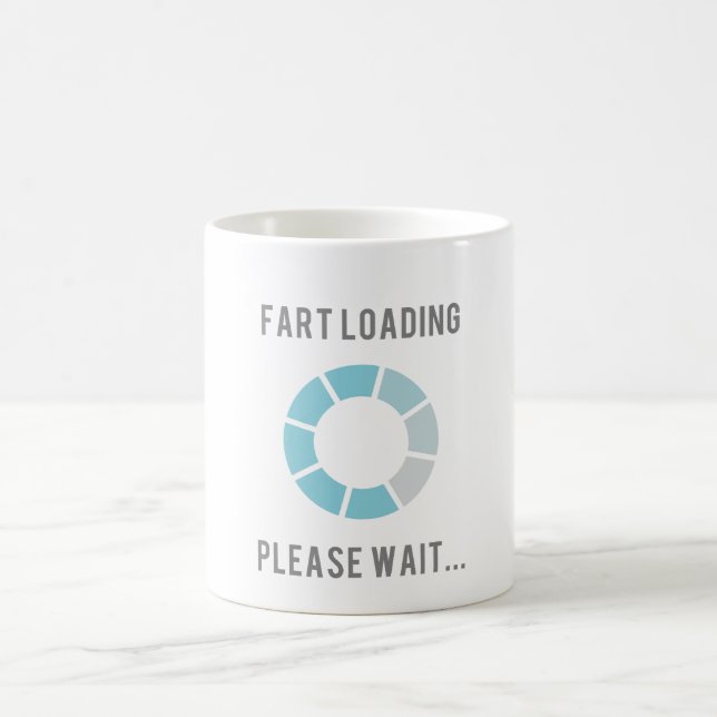 Fart Loading Please Wait - funny cup (Center)