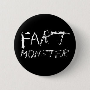 Fart Monster 6 Cm Round Badge