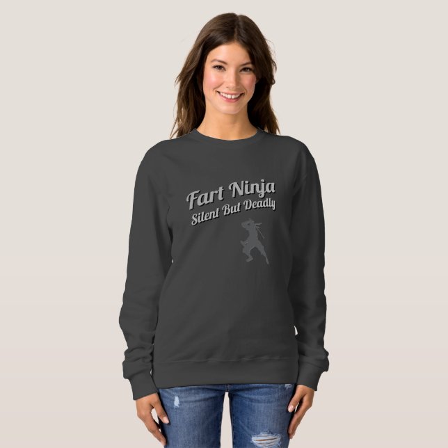 Fart Ninja Silent But Deadly Shirt (Front Full)