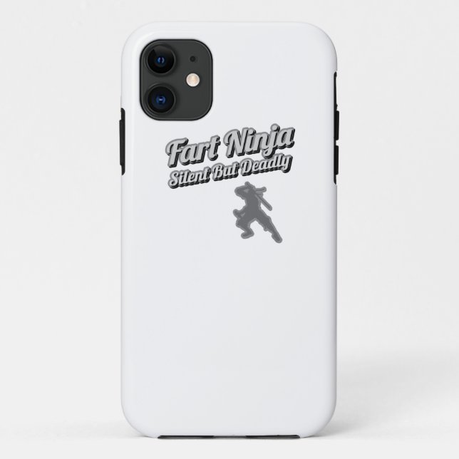 Fart Ninja Silent But Deadly Shirt Case-Mate iPhone Case (Back)