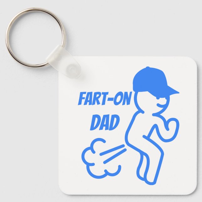 Fart-On Dad Key Ring (Front)