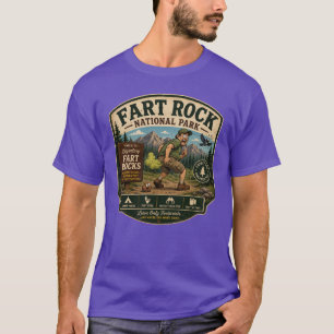Fart Rock National Park Funny Camping Humour T-Shirt