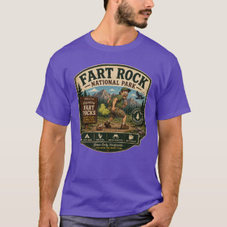 Fart Rock National Park Funny Camping Humour T-Shirt