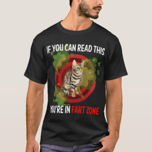 Fart Zone Bengal Cat 01 T-Shirt
