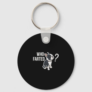 Farted Fun French Bulldog Quote Key Ring