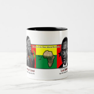 farthers of west african revolution Two-Tone coffee mug