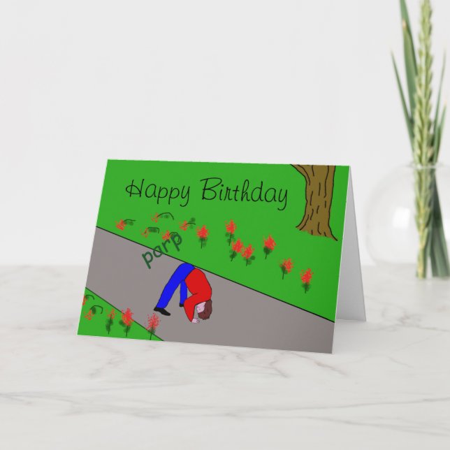 farting child fun card (Front)