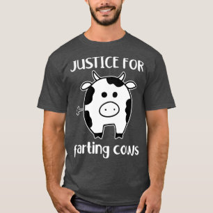 Farting Cows Climate Change Funny T-Shirt