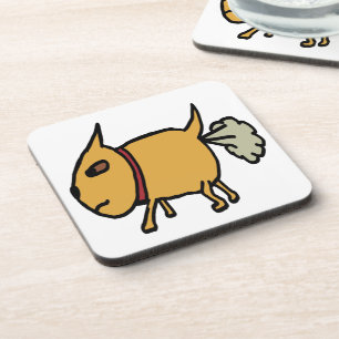 Farting Dog Fart Coaster