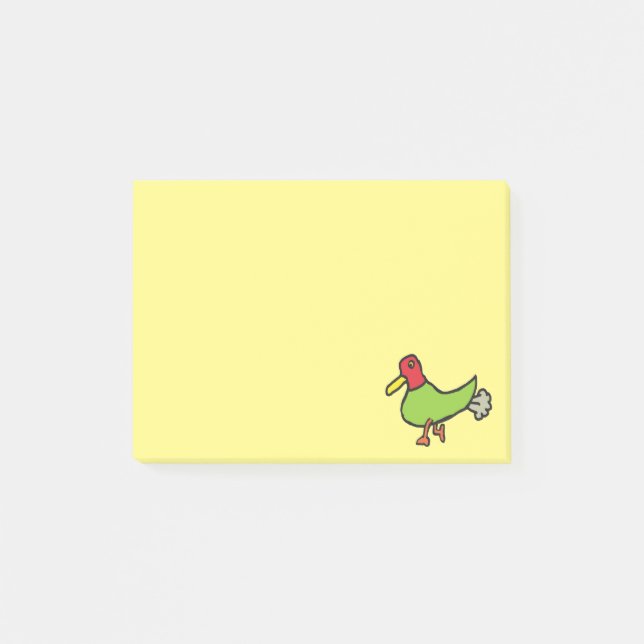 Farting Duck Post-it Notes (Front)