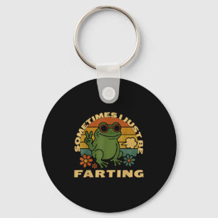 Farting Frog Just Sarcastic I Sometimes Joke Key Ring