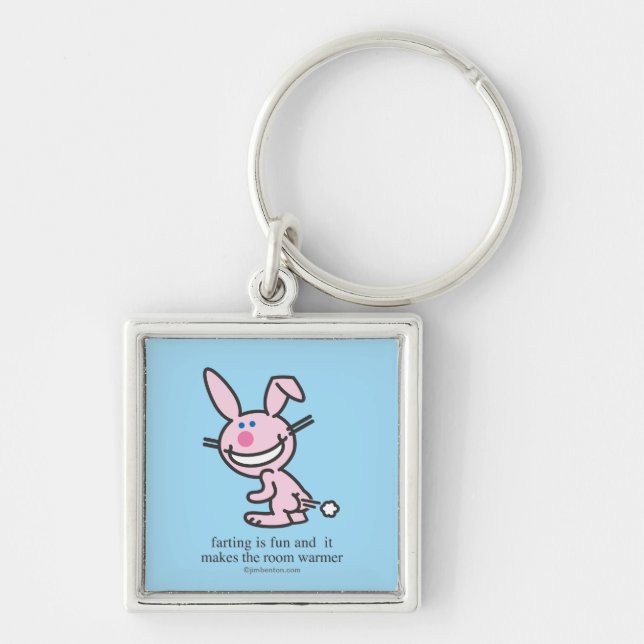 Farting is Fun Key Ring (Front)