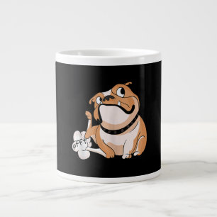 Farting Pitbull Lover Funny Bulldog Dog Mum Lover Large Coffee Mug