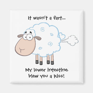Farting Sheep Magnet