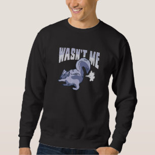Farting Skunk Costume for a Skunk Pet Owner 1 Sweatshirt