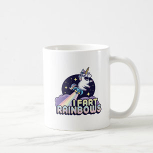 Farting Unicorn - Funny Unicorn - I Fart Rainbows Coffee Mug