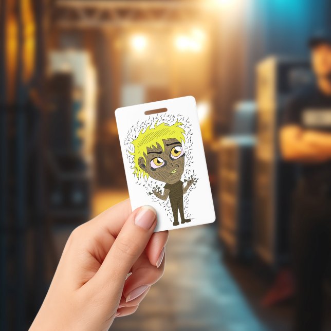 Farty Fingers  Chibi ID Badge (Concert)