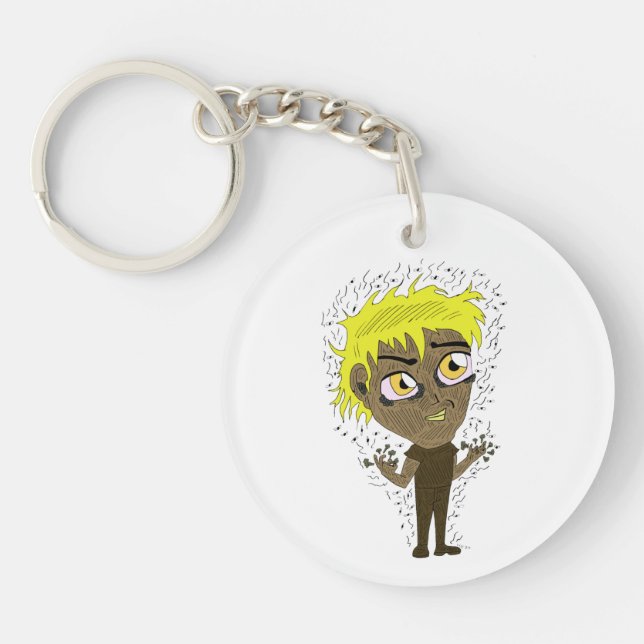 Farty Fingers  Chibi  Key Ring (Front)
