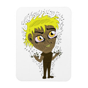 Farty Fingers Chibi Magnet