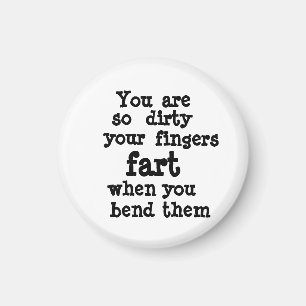 Farty Fingers  line  Magnet