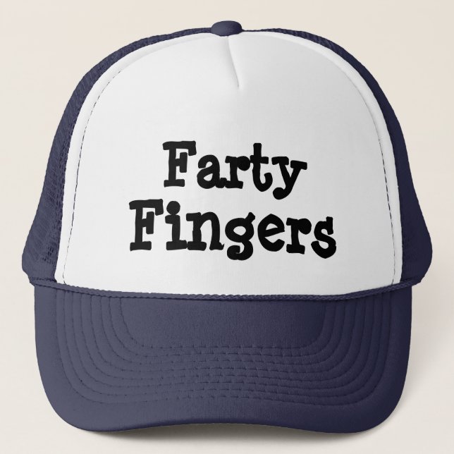Farty Fingers Trucker Hat (Front)