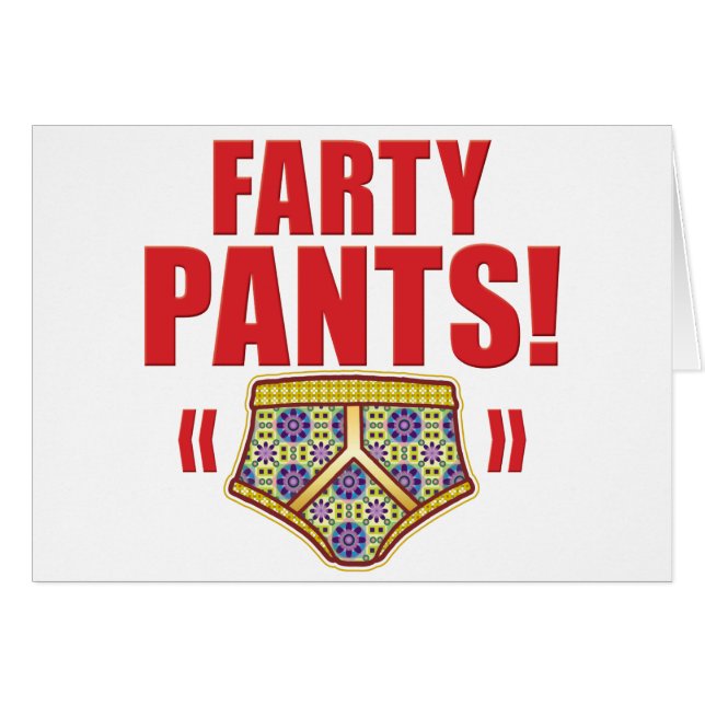 Farty Pants Flowery (Front Horizontal)