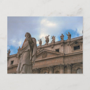 Fascade of St Peter's Postcard