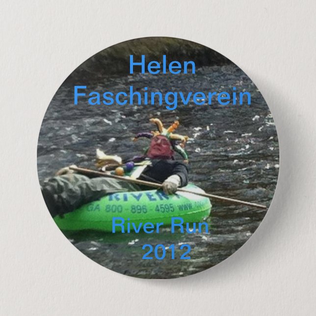 Faschingverein River Run 7.5 Cm Round Badge (Front)