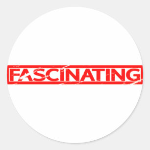 Fascinating Stamp Classic Round Sticker