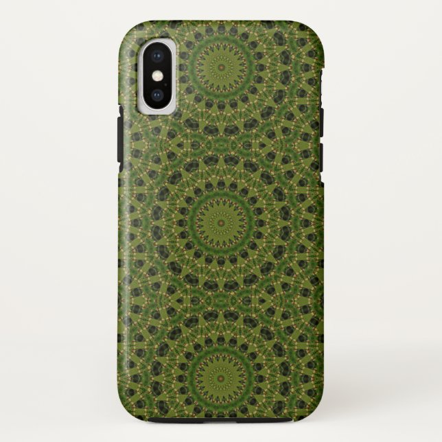 Fascination mushroom kaleidoscope Case-Mate iPhone case (Back)