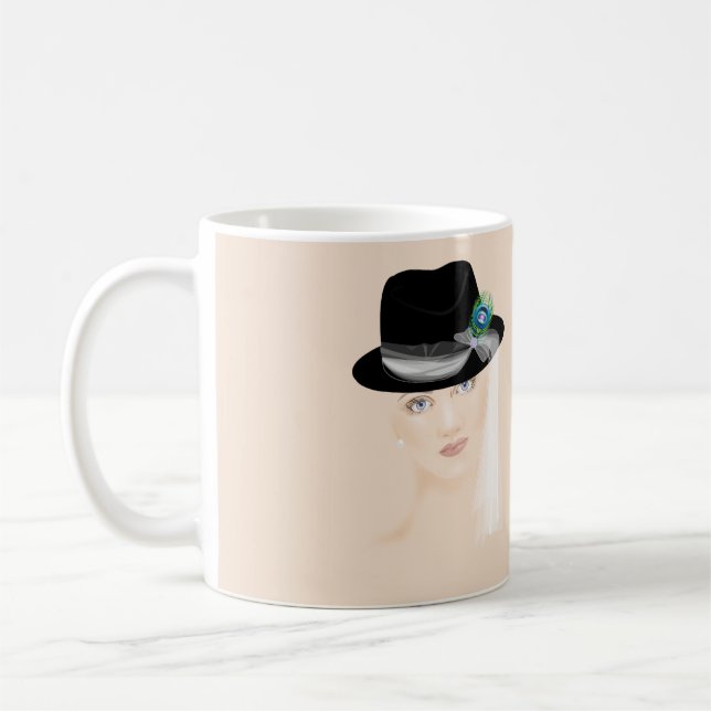Fascinators - Fedora Coffee Mug (Left)