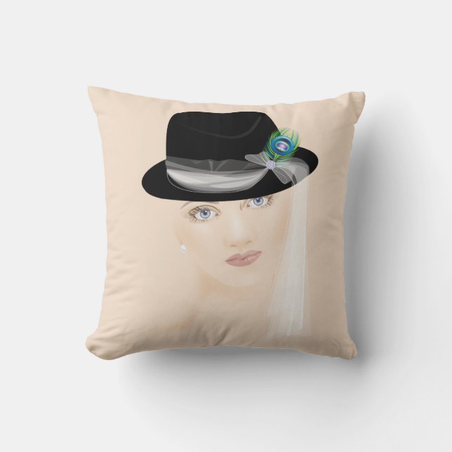 Fascinators - Fedora Cushion (Front)