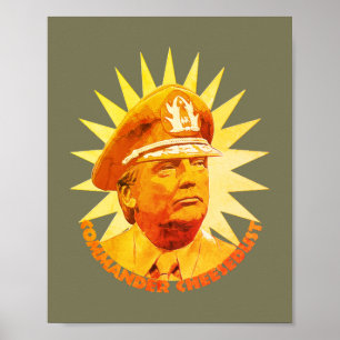 Fascist Commander in Cheese Poster