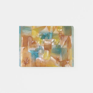 Fasçsade brown-green (1919) by paul klee post-it notes