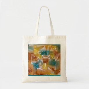 Fasçsade brown-green (1919) by paul klee tote bag