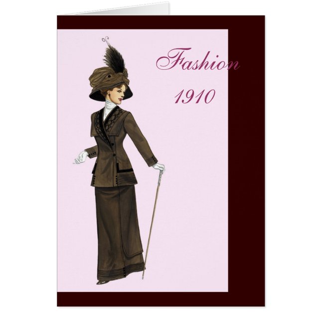 Fashion 1910 Card (Front)