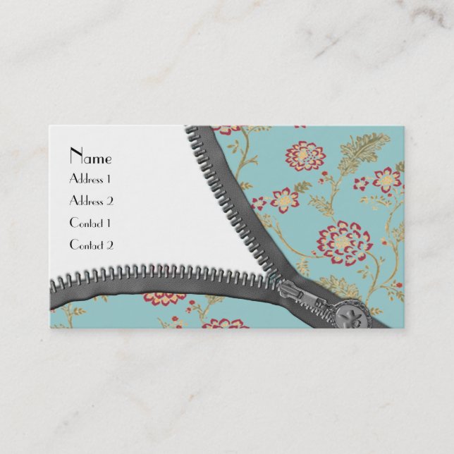 Fashion Alterations Business Card (Front)