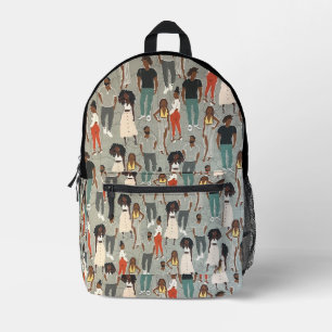 Fashion and Feeling Fabulous Printed Backpack
