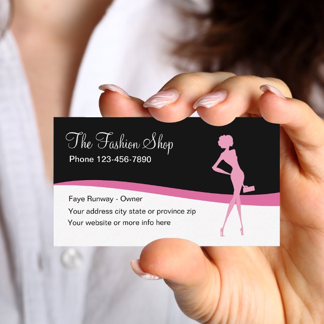 Fashion Apparel Shop Business Card (Creator Uploaded)