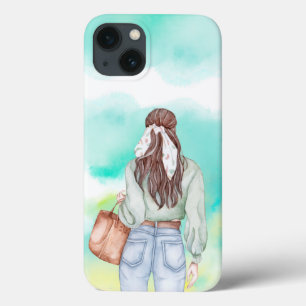 Fashion Beautiful Girl iPhone 13 Case