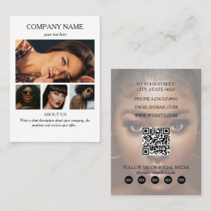 Fashion Beauty Business 5 Photos Social Media Card